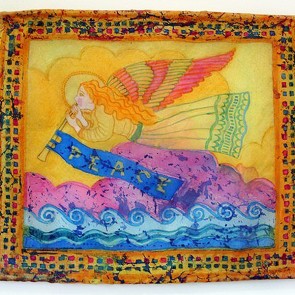 10 Angel of Peace - Silk Hanging (by Rohana Darlington)