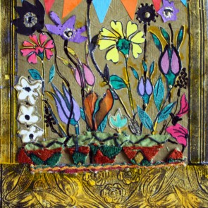 Flower Show - collage by Sofiah Garrard
