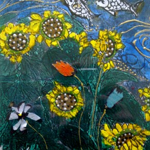 Ghost Fish - collage by Sofiah Garrard