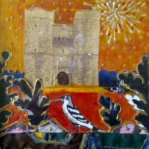 The Visit - collage by Sofiah Garrard