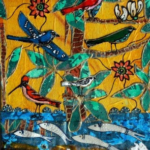 Tree Of Life - collage by Sofiah Garrard