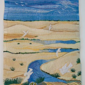 Christmas and Seascape - wall hanging by Rohana Darlington