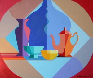 #10 Yellow Bowl and Coffee Pot