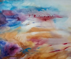 Sea Bay (acrylic on canvas)