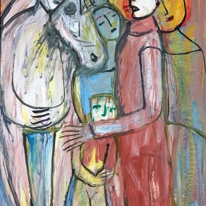 Oil on canvas (85x117cm), framed