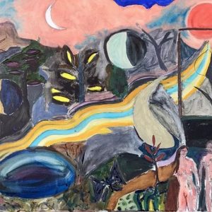 Oil on canvas, unframed, 70x50cm